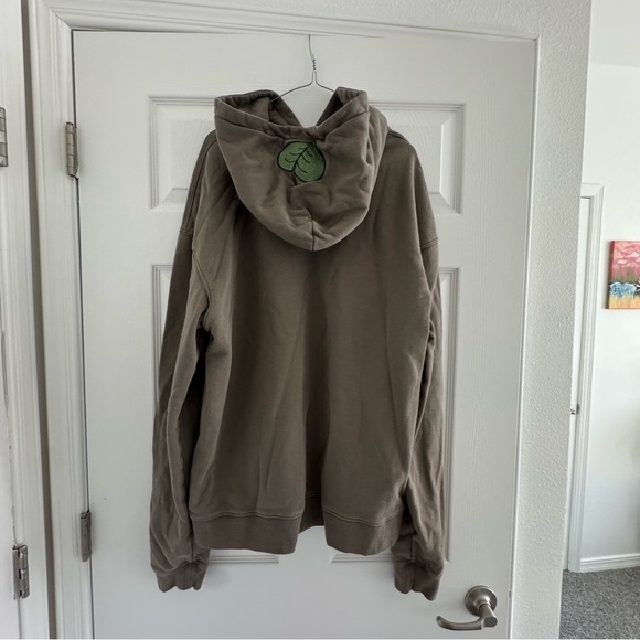 Gray and Cream Totoro Hoodie - Picture 2 of 2